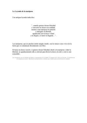 La Leyenda de la mariposa