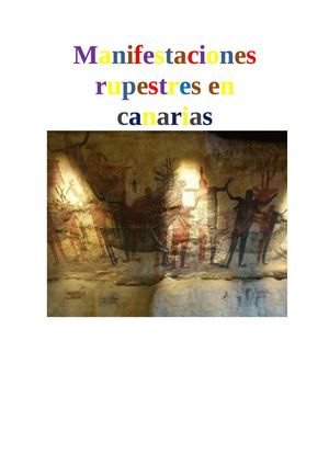 Manifestaciones rupestres en Gran Canaria
