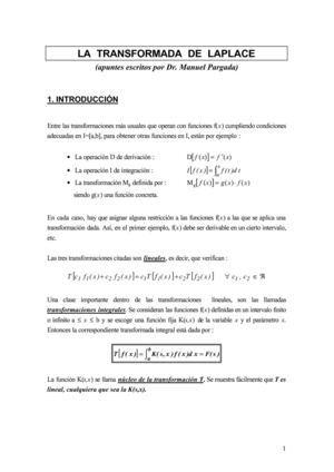 Transformada de laplace