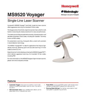 Lector de Codigos MS9520