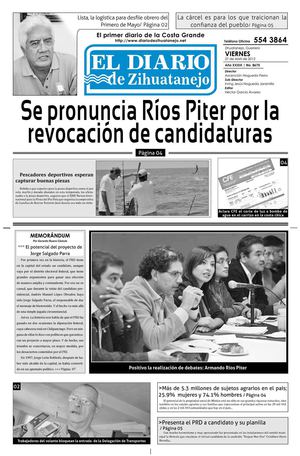 Edición Viernes 27 de Abril de 2012