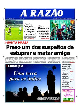 Jornal A Razão Santa Maria - 27042012
