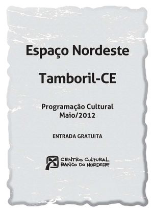 Programação Cultural Maio/2012