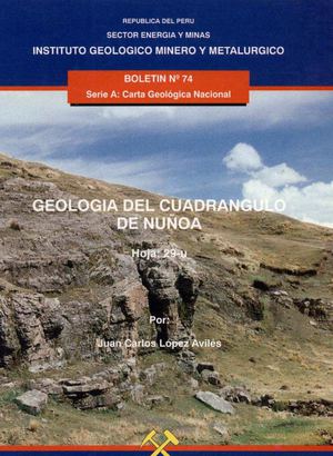 Geología - Cuadrangulo de Nuñoa (29u),1996