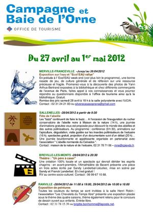 Week-end du 27 avril au 1er mai