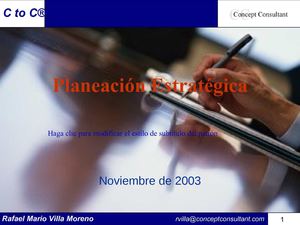 Planeacion estrategica