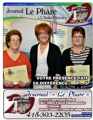 VOLUME 20 NUMÉRO 3 MAI 2012