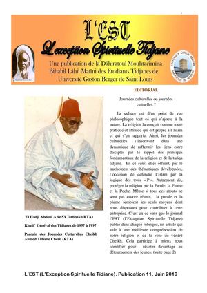 L'Exception Spirituelle Tidjane (L'EST)