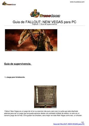 Guia Fallout New Vegas PC