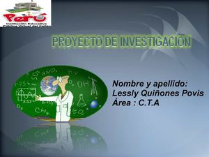 Proyecto de investigación
