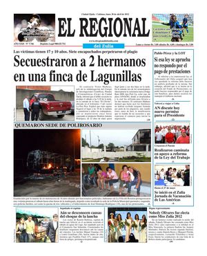 El Regional del Zulia 30-04-2012