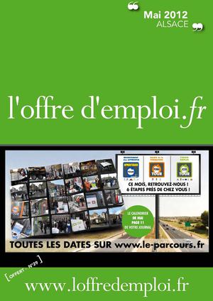 Journal L'offre d'emploi - Alsace - Mai 2012