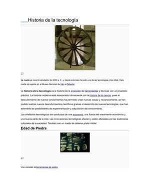 tecnologia  antigua