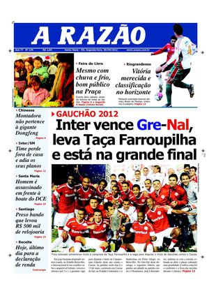 Jornal A Razão Santa Maria - 30042012