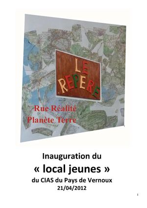 Inauguration d'un Repère ou le local Jeunes du Pays de Vernoux