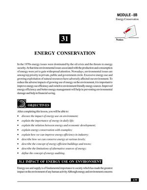 Energy Conservation Lessons Save Money and Save the Environment  
