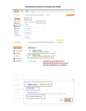 AGREGANDO LOS BLOGS DE LOS GRADOS QUE ENSEÑO
