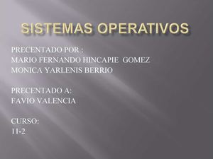 sistemas operativo