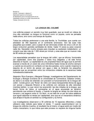 2Lengua del colibri