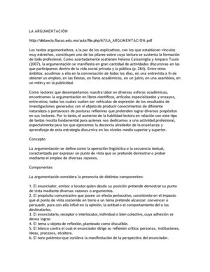 6 TEXTO LA ARGUMENTACION