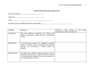 7 CLASE 2 DISEÑO DE ESTRATEGIA DIDÁCTICA