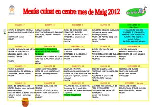 MENU MAIG