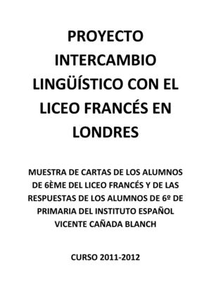 EJEMPLOS CARTAS LICEO FRANCES 2011-2012