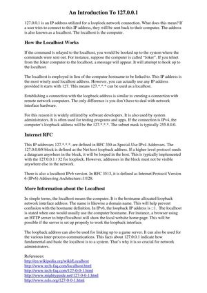 A Guide To Localhost