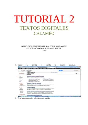 TUTORIAL Nº 2 TEXTO DIGITAL