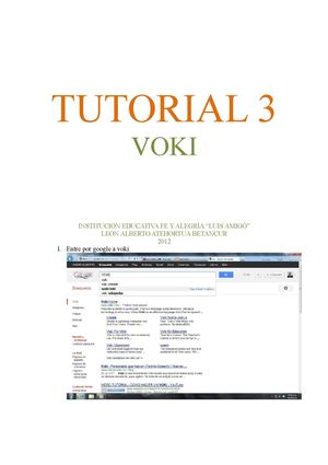 tutorial 3 vokis
