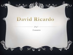 David Ricardo