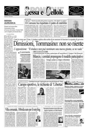Giornali Locali Aprile 2012