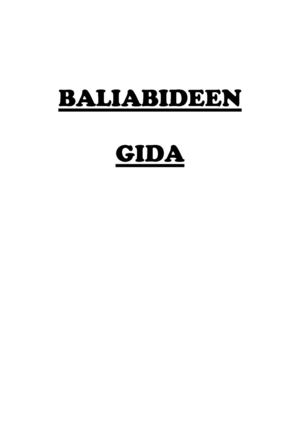 Baliabideen gida