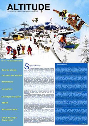 Bulletin municipal Font-Romeu - décembre 2010 n°11