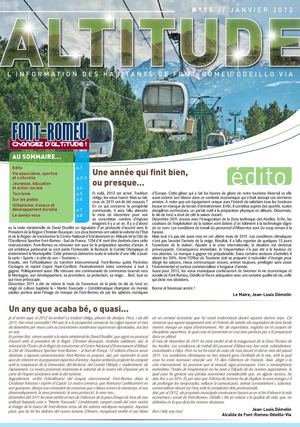 Bulletin municipal Font-Romeu - janvier 2012 n°15