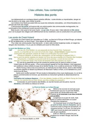 Les ponts du Val d'Arly