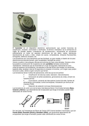 TRANSISTORES