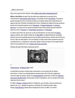 Musica Electronica