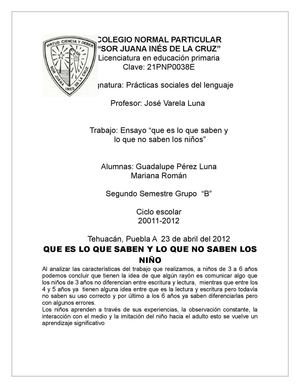 ensanyo de profre varela