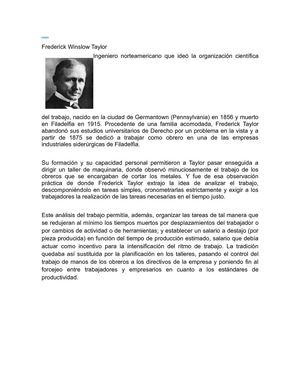 Frederick Winslow Taylor