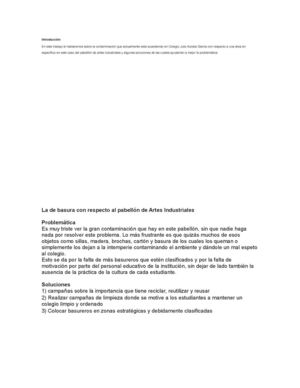 problemas ambientales en el colegio