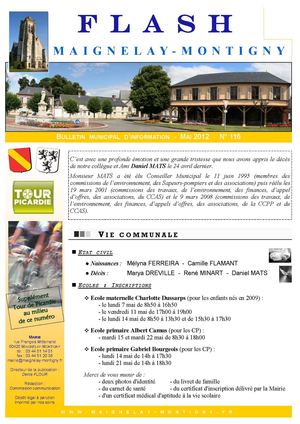 Mairie de Maignelay-Montigny - Flash n°116 Mai 2012