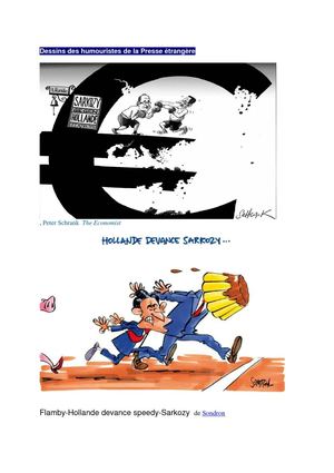 Dessins des humoristes de la Presse étrangère