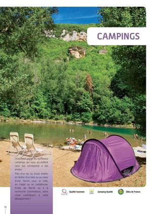 Les campings en Pays de Roquefort et Larzac
