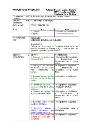 Actividades dia de Europa 