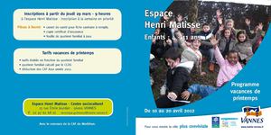 Programme vacances de printemps