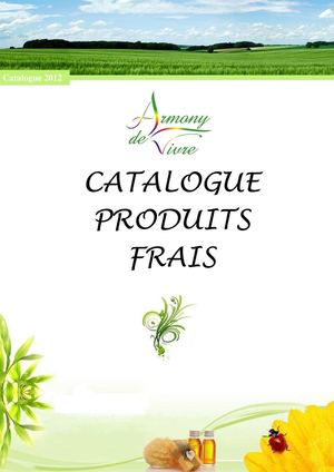 Visionnez le Catalogue des Produits Frais
