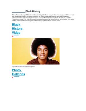 Black history !