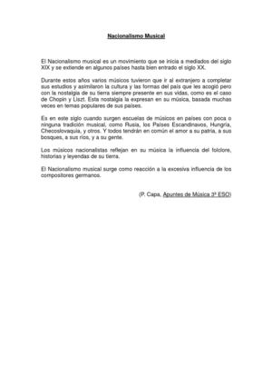 Nacionalismo musical