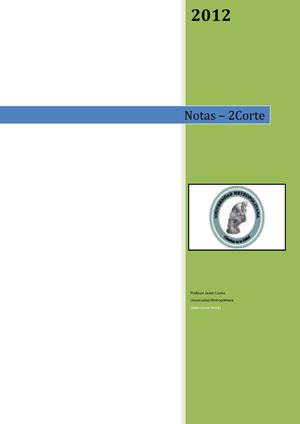 Notas 2 corte